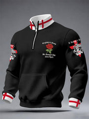 Men's St George's Day Waffle Sweatshirts