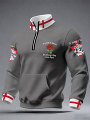 Men's St George's Day Waffle Sweatshirts