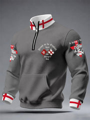 Men's St George's Day Waffle Sweatshirts