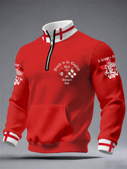 Men's St George's Day Waffle Sweatshirts