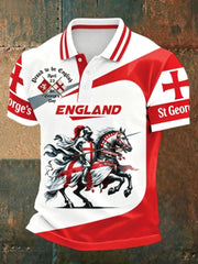 Men's St George's Day polo shirt