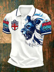 Retro British Football Fan-Style Casual Jersey