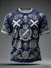 Unisex UK Scotland Football Lover 2026 Printed T-shirt