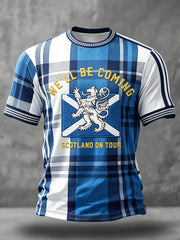 Men's Scotland Football Lover Printed Sweatshirt