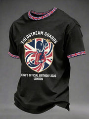 Men's King's Official Birthday Trooping The Colour Printed T-shirt