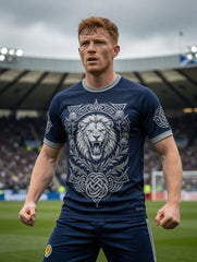 Men's UK Scotland Football Lover 2026 Printed T-shirt