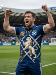Men's UK Scotland Football Lover 2026 Printed T-shirt