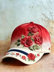 Unisex Floral Print Hat