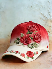 Unisex Floral Print Hat