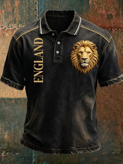 Retro British Football Fan-Style Casual Jersey