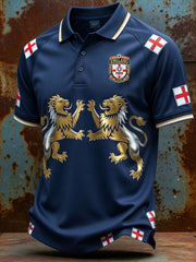 Retro British Football Fan-Style Casual Jersey