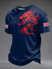 Men's Welsh Dragon Printed T-shirt