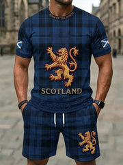 Men's UK Football Lover Scotland Printed Suits