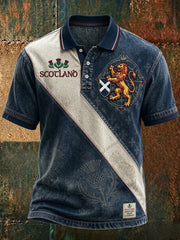 Men's UK Scotland Football Lover 2026 Printed T-shirt