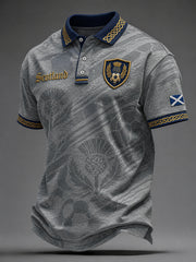 Men's Scottish Football Short Sleeve Shirt