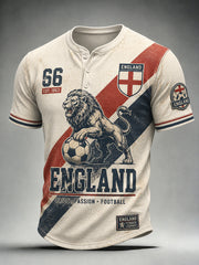 Men's England Football Short Sleeve T-Shirt