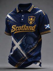 Men's Scottish Football Short Sleeve Shirt