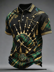 Men's UK Football Lover Scotland Printed polo shirt