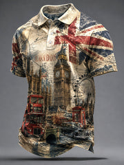 Men's London Printed Casual Shirt