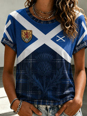 Women's Scotland Football Short-Sleeved T-Shirt