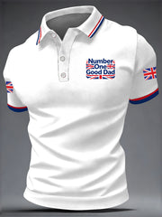 Men's British Father's Day Printed Shirt