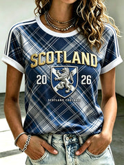 Women's Scotland Football Short-Sleeved T-Shirt