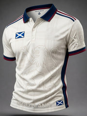 Men's UK Scotland Football Lover 2026 Printed Polo Shirt