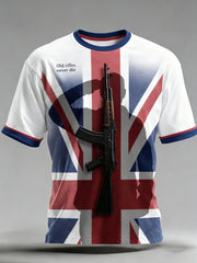 Men's British Veteran Weapon Series Art Print T-Shirt