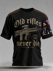 Men's British Veteran Weapon Series Art Print T-Shirt