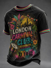 Men's Caribbean London Festival Notting Hill Carnival Printed T-shirt