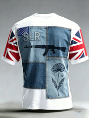 Men's British Veteran Weapon Series Art Print T-Shirt