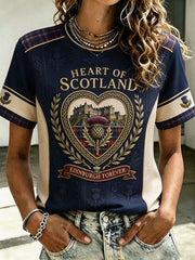 Women's Scotland Edinburgh Art Printed T-shirt
