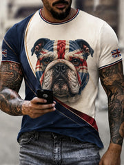 Men's British Bulldog Printed T-shirt