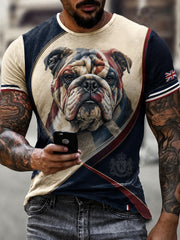 Men's British Bulldog Printed T-shirt