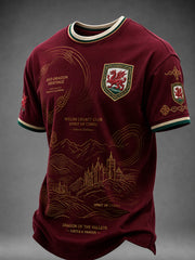 Men's Welsh Dragon Printed T-shirt
