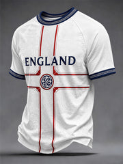 Men's Gift For Football Fans Print Casual Tee