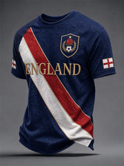 Men's Gift For Football Fans Print Casual Tee
