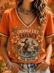 Women's 12th July Orangmen's Day Art Printed T-shirt