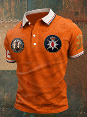 Men's Orangemen's Day Art Printed Casual Tops