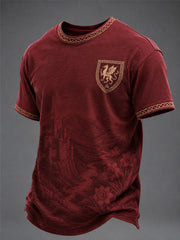 Men's Welsh Dragon Printed T-shirt