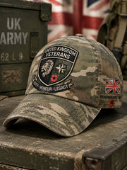 Men's Veteran Memorial Camouflage Print Hat