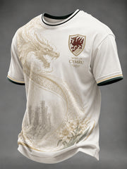 Men's Welsh Dragon Printed T-shirt