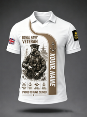Men's British Veteran Print T-shirt