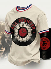 Men's Retro Northern Soul Print Casual Tee