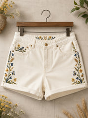 Women's Wales Cultural Commemorative Art Print Shorts