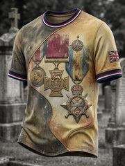 Men's Veteran Memorial Graphic Print T-Shirt