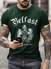Men's Belfast Print Short Sleeves T-shirt