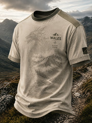 Men's Welsh Dragon Printed T-shirt