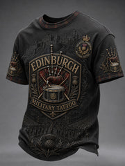 Men's Edinburgh Art Lover Printed Short Sleeve T-shirt