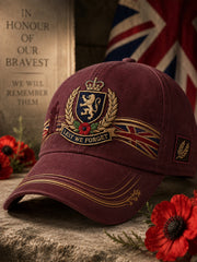 Men's Vintage-Style Hat With Veteran Commemorative Print